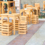 Jardín con Palets Reciclados